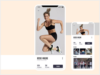 Get in Shape Together (Fitness) android fitness ios mobile ui deisgn