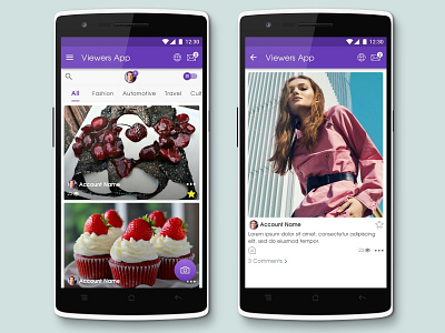 Viewers App mobile app ui user experience user interface ux