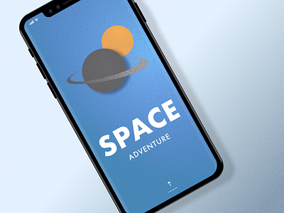 Space Adventure app design illustration minimal simple sketch space vector