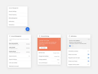 Quick Help Links design ui ux