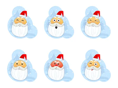 Santamoji character design charecter design game graphic design icon illustration logo typography ui
