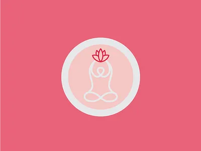Logo for a Yoga center. branding design icon illustration logo