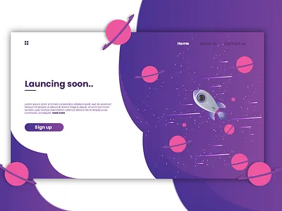 Ui Design For Space Company adobe illustrator adobe photoshop animation app awesome colorful cool interface creative design graphic design illustration ui ux vector web web design web development web site web site design website