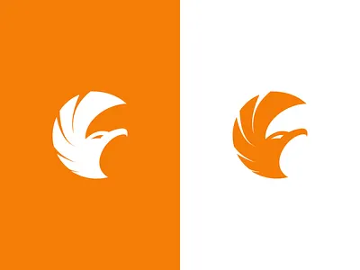 Raven Logo Designs abstract bird branding design creative logo logo a day raven unique yellow