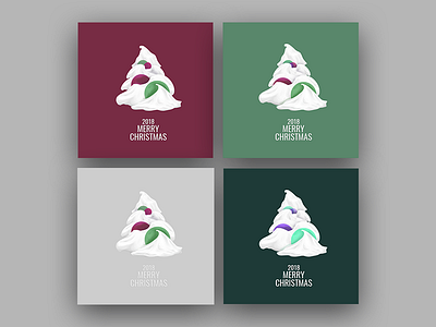 2018 Christmas Eve artwork chirstmas graphic design tree
