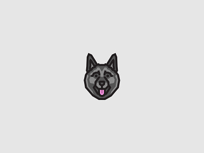 Norwegian Elkhound animal animal art branding breeds cute design dog dog icon dog illustration dog logo face fido hound illustration k9 logo norwegian elkhound pet puppy vector