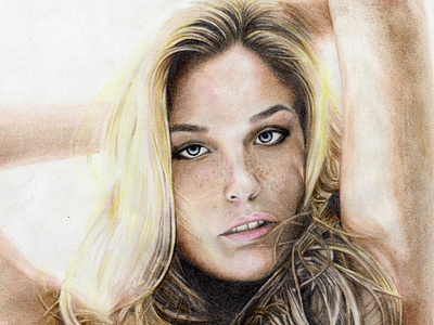 Bar Refaeli 2 drawing illustration pencil pencil drawing pencil sketch sketch