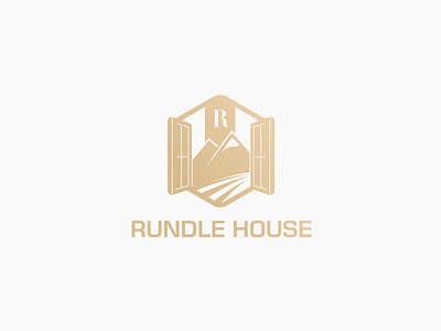 Rundle House Logo Concept apartament design logo mark modern