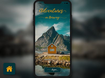 Adventures in Norway bigmountainstudio font ios xcode