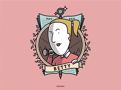 Illustration Bettycooper Bynelson Dribbble arte de fan character diseño fanart illustration illustrator ilustración personaje riverdale vector