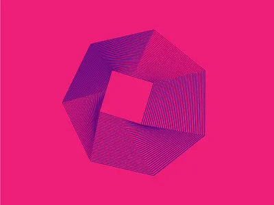 Pyramid Line Art Experiment abstract business corporate experiment illustration illustrator line art neon vector