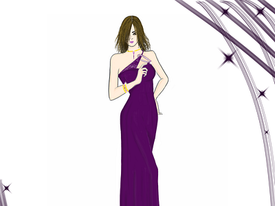 fashion illustration a la mode classy design digital art dress fashion fashion art fashion brand fashion design fasjionable illustration illustrator investment marketing