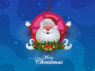 Merry Christmas design illustration