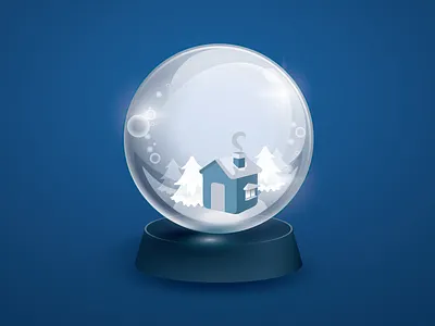 Preserving White Christmas blue character concept design illustration vector