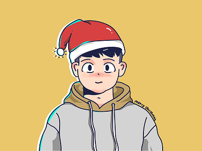 Merry Christmas comic cute merry christmas