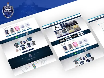 BURIRAM UNITED | Design A Website by Yeswebdesignstudio design ui ux web website