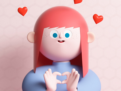 Love you! animation book design branding c4d character character designer christmas cinema4d design graphic heart illustration poster 일러스트 캐릭터 디자이너 캐릭터 디자인 하트