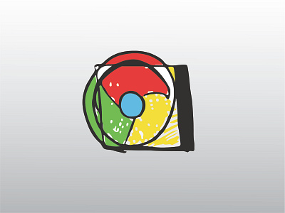 GOOGLE CHROME ICON art chrome cubism google chrome icon design illustration iphone