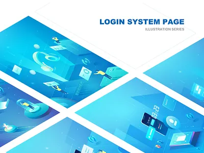 System illustration series illustration sketch ui