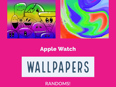 Randoms! app apple artwork behance circles design digital ios ipad pro randoms vector wallpapers watch watchos