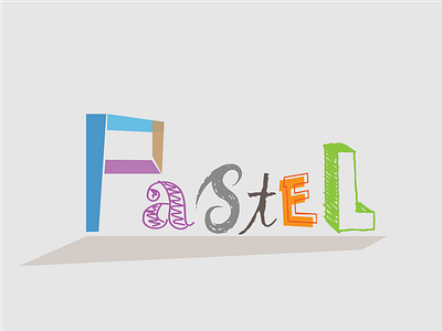 Pastel design logo