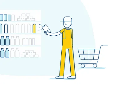 Dunzo Partner App Guide app design dunzo dunzoit illustration sketch ux vector