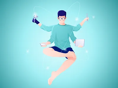 Mascot Tattoo design flat illustrasi illustration mascot sketch tattoo vector