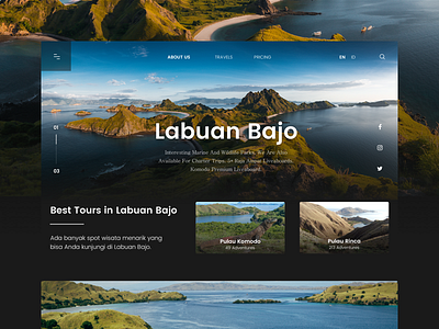 #Exploration Adventure Tourism Blog animation blog interaction ui