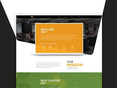 Digital Marketing Agency aboutus brand icons macbook our mission positive space shape vector vision website website design who are we why choose us