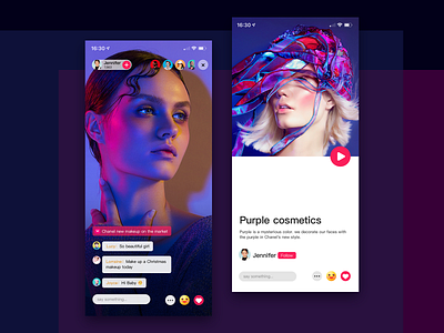 1224 Live Makeup ui ux 图标 应用 设计