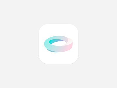 Mobius strip color1 app icon logo