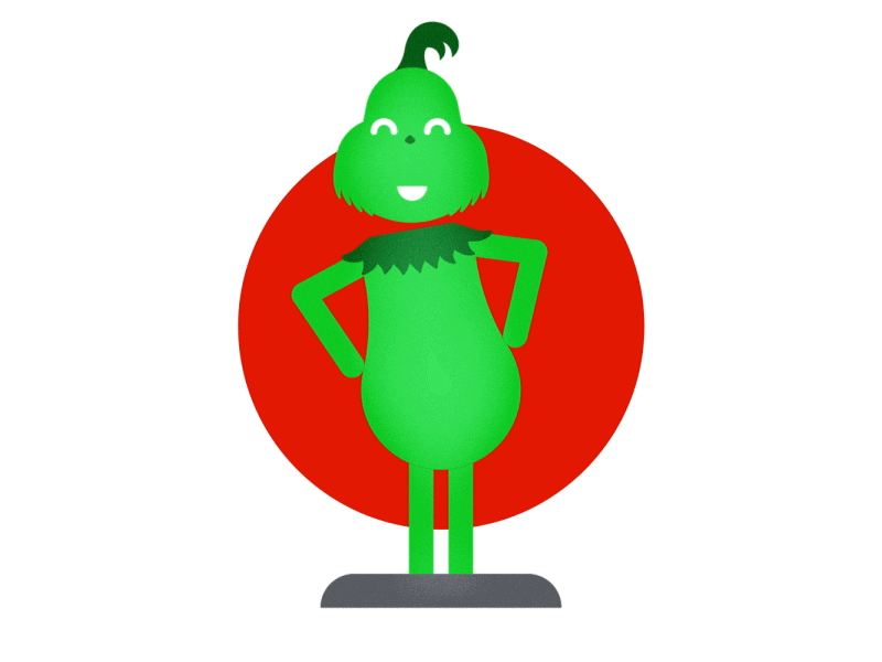 Grinch Dancing In Hell character animation character design christmas evil green grinch merrychristmas navidad papa noel santa claus the grinch villain