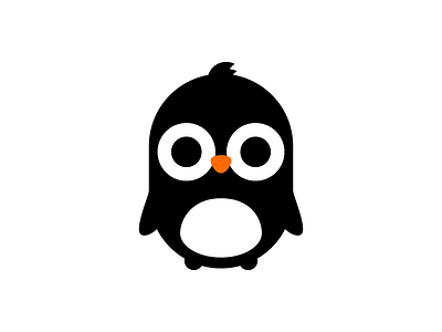 cute penguin - logo animal brand branding cute icon identity logo logodesign mark penguin simple