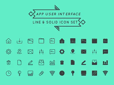 UI Basic Icon design flaticon icon icon set iconography interface outlineicon solid icon ui ui ux design userinterface vector