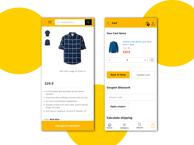 Cart Marketplace UI app cart clean design ecommerce interface marketplace product shop ui ux white