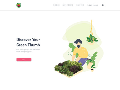 Epic Gardening design landing