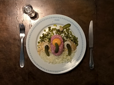 Happy Christmas :D baby jesus christmas culinary dish jesus joke photo polish chrismas steak tartare