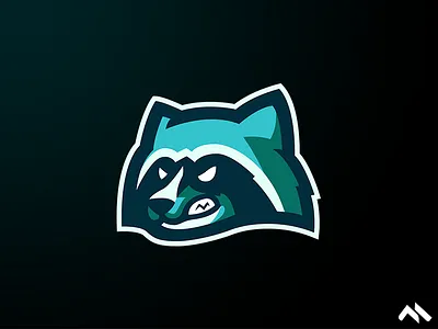Raccoon Mascot logo art brand branding buylogo identity illustration logo logomascot mascot mascotlogo raccoon wasbeer