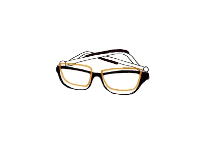 Some Things Around Us Series black white illustration line art