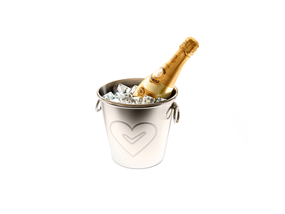 Champagne animation app branding clean design flat icon identity illustration illustrator ios logo ui ux vector web website