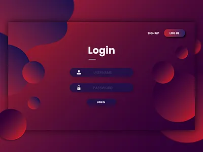Ui Design For Login Page adobe illustrator adobe photoshop animation app awesome colorful cool interface creative design graphic design illustration ui ux vector web web design web development web site web site design website