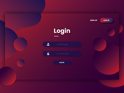 Ui Design For Login Page adobe illustrator adobe photoshop animation app awesome colorful cool interface creative design graphic design illustration ui ux vector web web design web development web site web site design website