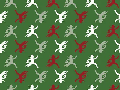 Ten Lords a Leaping graphic design pattern pattern design