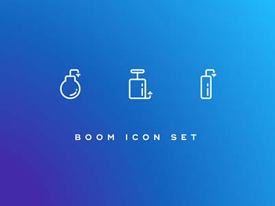 Daily Ui Day 55 Icon Set bomb daily ui design digital design icon illustration ui ux vector