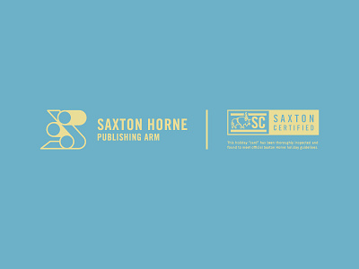 Saxton Horne Certified bison buffalo card certified christmas holiday press printing