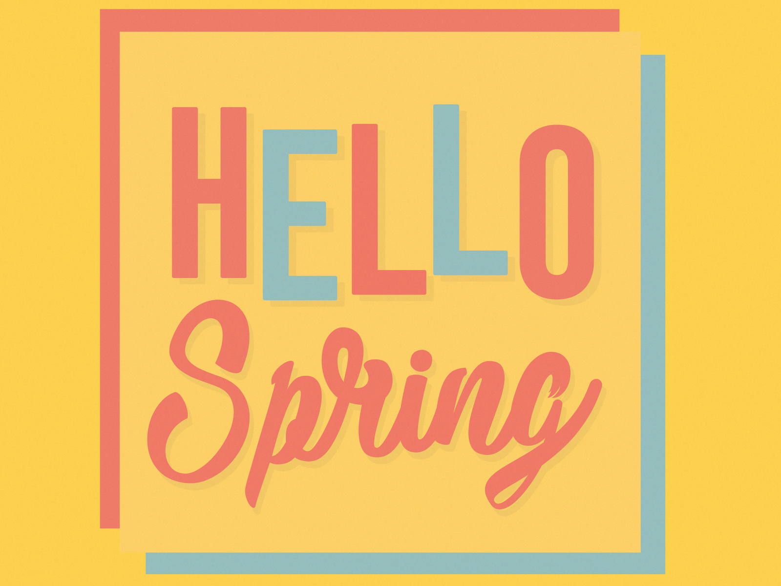 Example of Hello Spring Logo