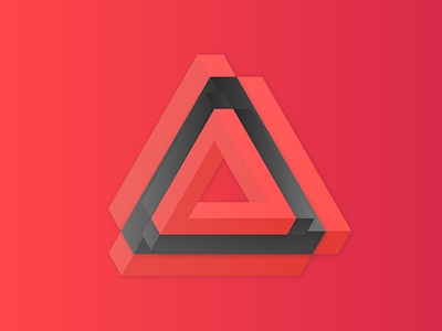 ~Overcomplicated complicated illustration penrose triangle tesseract