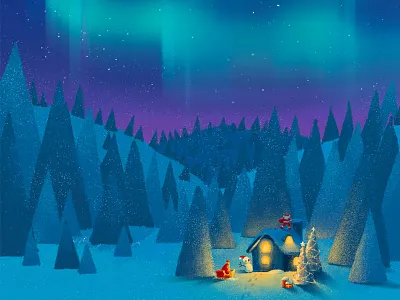 Merry Christmas 插图 设计