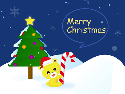 Merry Christmas design illustration