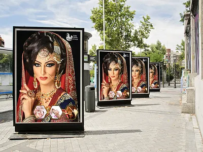 Outdoor Billboard design illustration logo